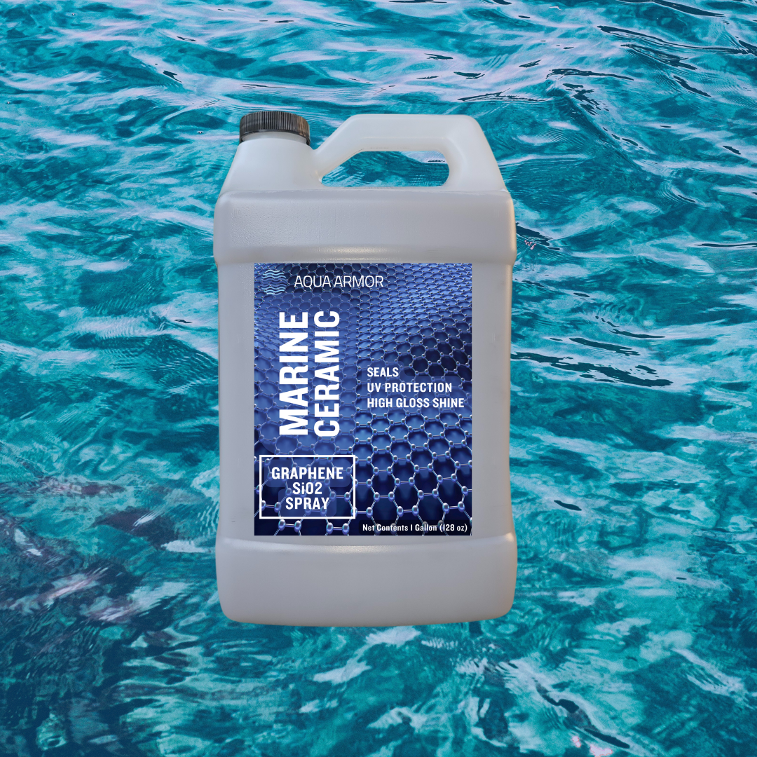 Marine Graphene Ceramic Spray to Protect Boat Surfaces.