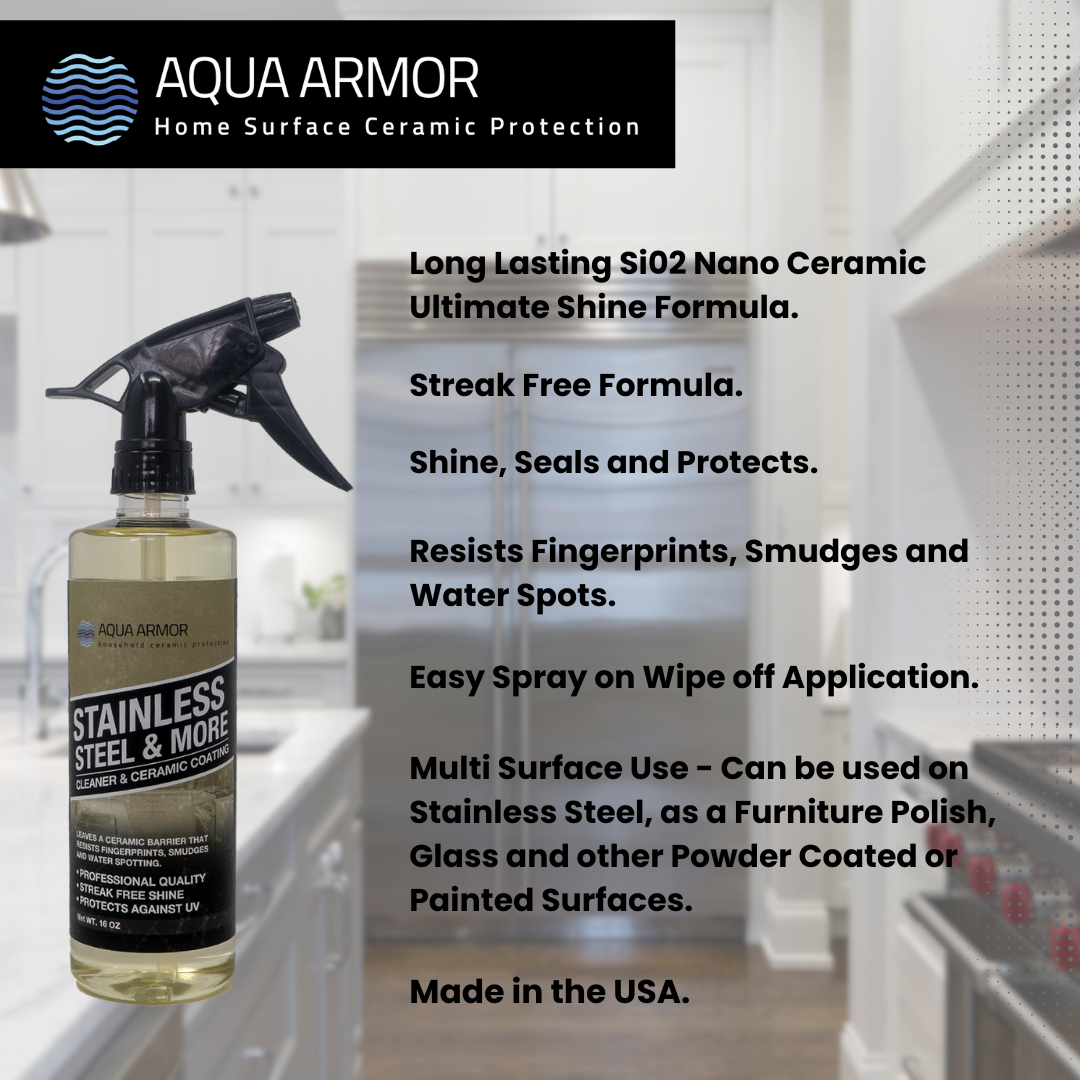 Stainless Steel Cleaner & Polish with SiO2 Ceramic Sealer