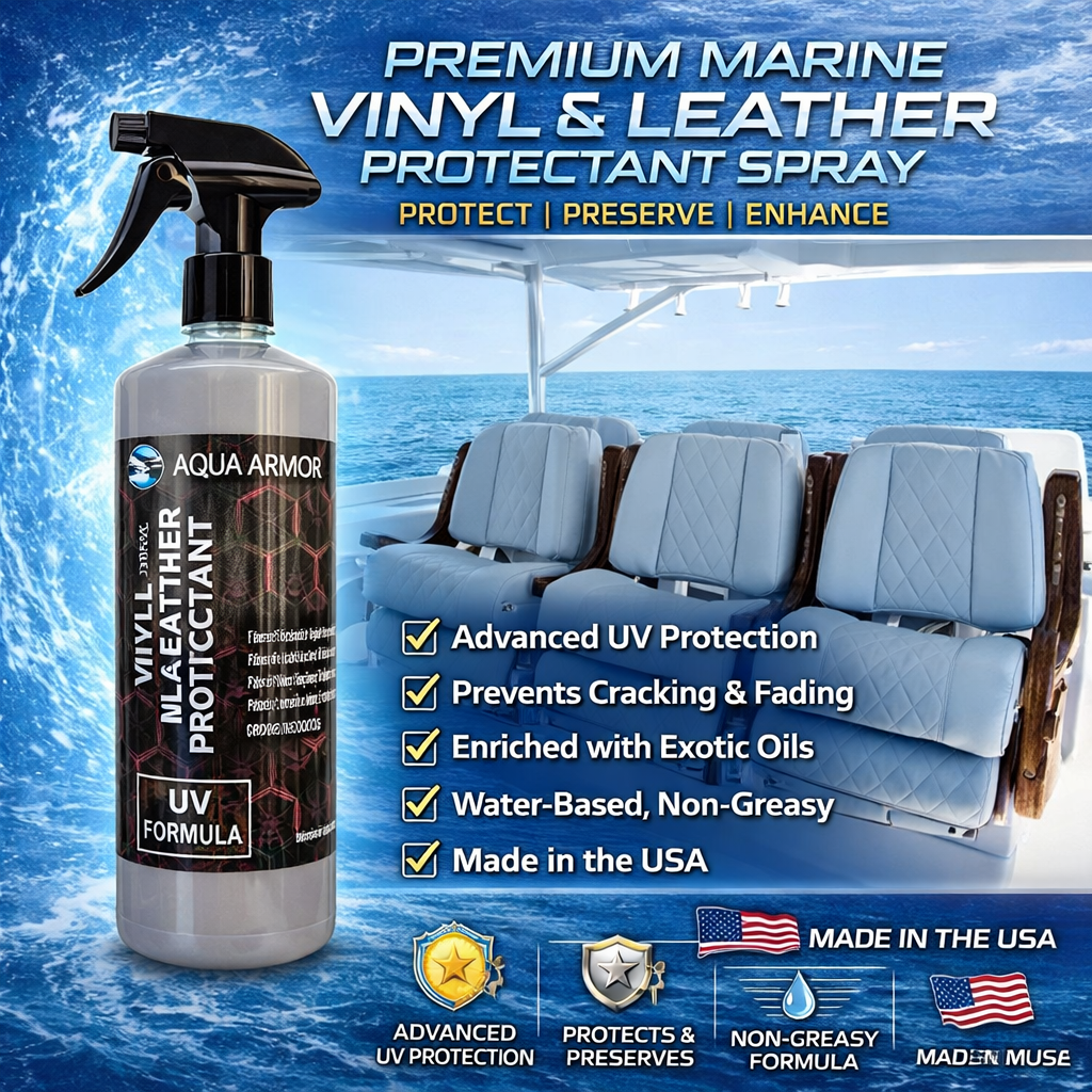 Premium UV Marine Vinyl Leather Protectant Spray